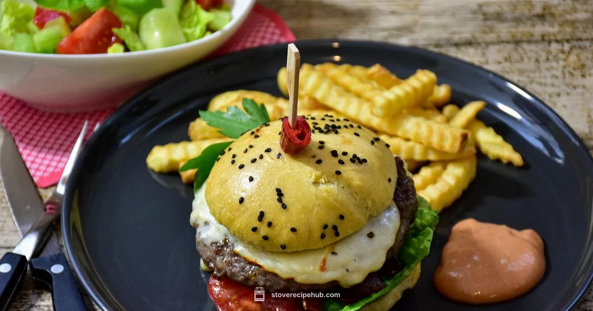 Smash Burger on Stove - Stove Recipe Hub