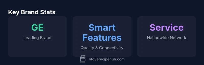 infographic showing leading stove brands and features